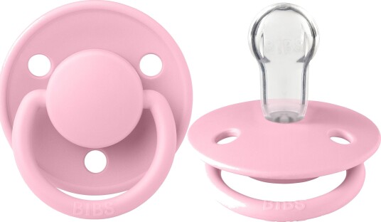 Bibs De Lux Silikonsmokk S Rosa