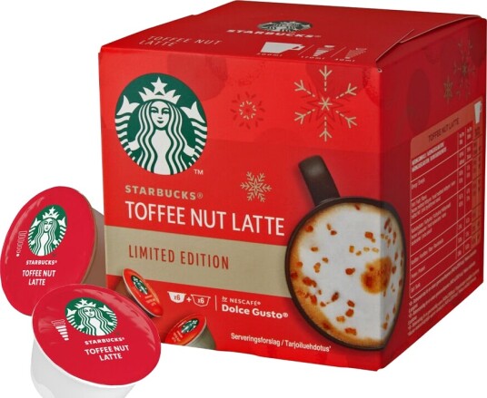 Dolce Gusto Starbucks Toffee Nut Latte til Dolce Gusto. 12 kapsler