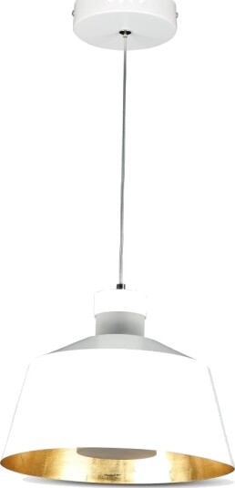 7W LED pendellampe Ø25cm   Hvit akryl 4000K inkl. lyskilde   Kulør : Nøytral