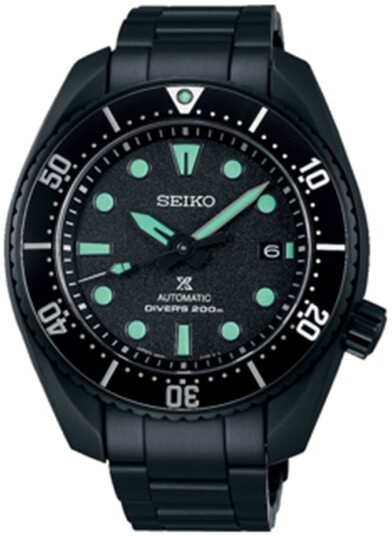 Seiko Herreklokke SPB433J1 Prospex Sort/Stål Ø45 mm