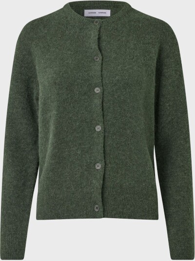 Samsøe Samsøe Nor Short Cardigan M Grønn Ullblanding