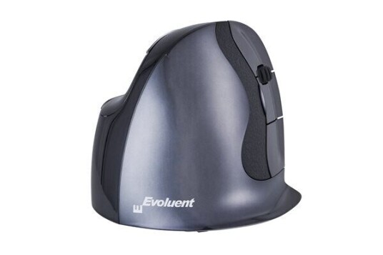 Bakker Elkhuizen Evoluent D Trådløs Vertikal Mus Grå 6 Knapper Ergonomisk