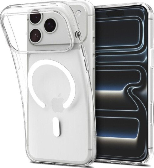 Spigen Liquid Crystal MagSafe Mobildeksel for iPhone 17/18 Pro Max - Transparent Hvit Spigen Liquid Crystal MagSafe Mobildeksel for iPhone 17/18 Pro Max - Transparent Hvit