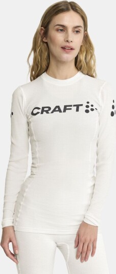 CRAFT NOR Pro Wool Extreme X LS Dame White/Blaze L
