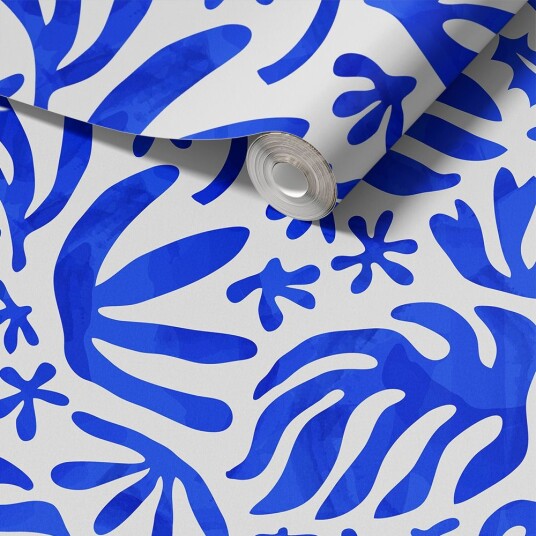Namly Design Kontaktpapir Blått Bladdesign / Selvheftende CPRSS2323657709