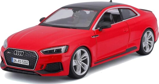 Bburago Audi RS 5 Coupé Modellbil 1:24 Rød Bburago Audi RS 5 Coupé Modellbil 1:24 Rød