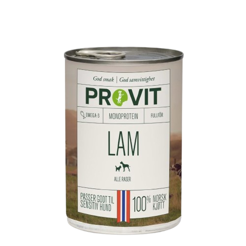 Provit Våtfôr med Lam 12 x 800 g til Hund