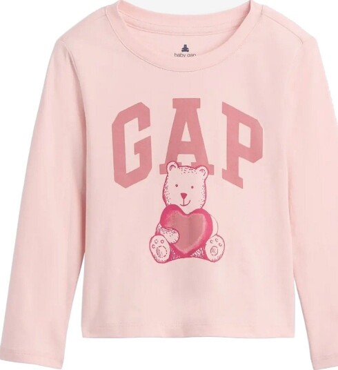 GAP Graphic Logo T Shirt From The Gap Collection   MISTY ROSE   80/86