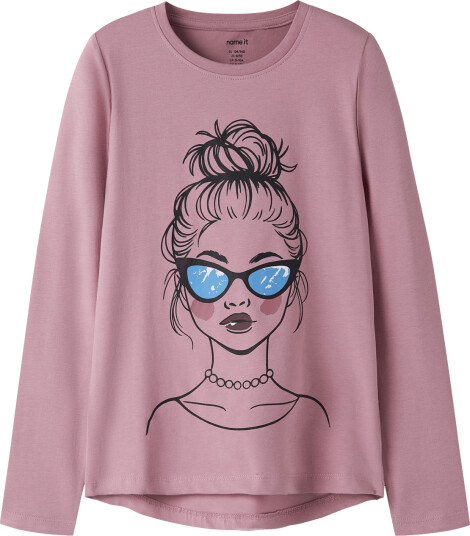Name It Nkfvix Ls Top Pink 122 128