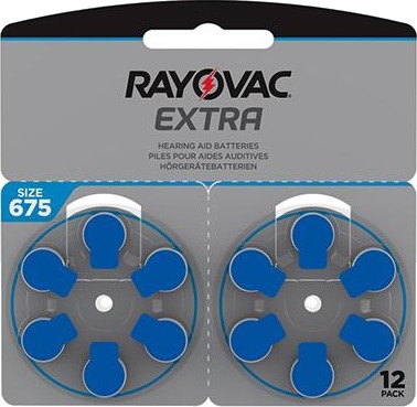 Rayovac Extra Advanced act 675 høreapparatbatteri 12 stk Rayovac Extra Advanced act 675 høreapparatbatteri 12 stk
