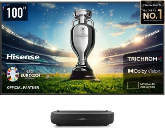 Hisense 100L9HD 4K Laser TV med 100" Ultrakortkast Projektor og Smart TV Hisense 100L9HD 4K Laser TV med 100" Ultrakortkast Projektor og Smart TV