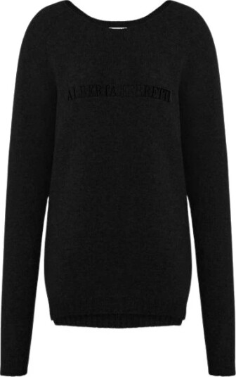 Alberta Ferretti Dame Strikkevarer Svart XS,