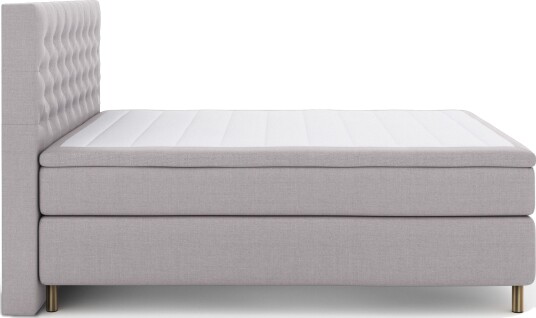 Select No 4 Komplett Sengepakke 180x200 Fast Lysegrå/Kobberben