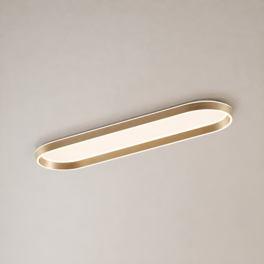 Taklampe Lucande Rylan dimmbar Gull / Messing Stue Metall Moderne 33.7 7 Gull / Messing