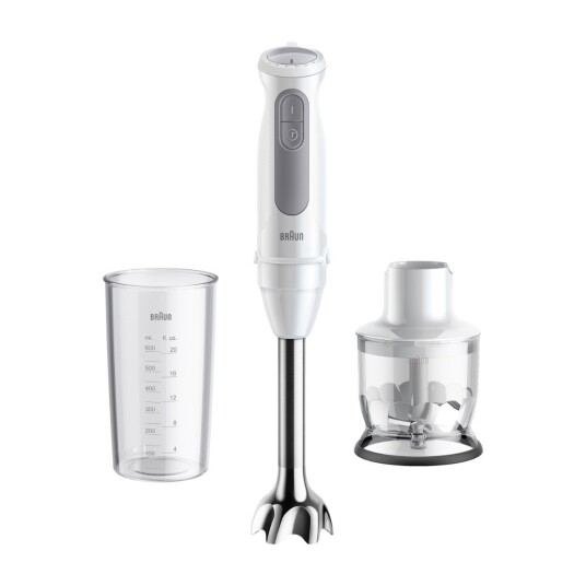 Braun MultiQuick 5 Stavmikser 1000W Hvit Braun MultiQuick 5 Stavmikser 1000W Hvit