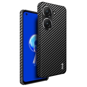 Imak Ruiyi Asus Zenfone 9 Belagt Deksel Karbonfiber Svart