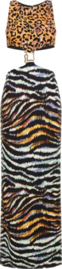 Just Cavalli Dame Kjoler Flerfarget S, Just Cavalli Dame Kjoler Flerfarget S,