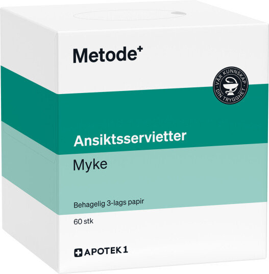 Metode ansiktsservietter i boks 60 stk
