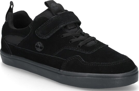 Timberland Low Hook & Loop Sneaker - BLKSUEDE WBLK - 36