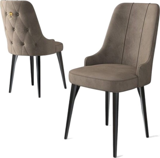 Spisestol Jebi Cappuccino / Svart - Cappuccino / Svart