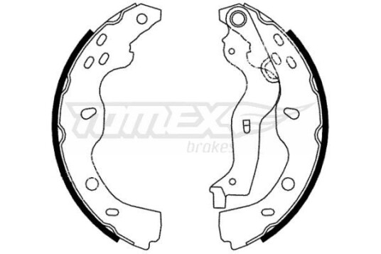 Bremsesko sett TOMEX Brakes TX 22 38