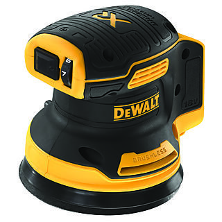 DeWalt Eksentersliper 125mm 18V Uten batteri DeWalt Eksentersliper 125mm 18V Uten batteri