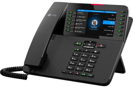 Unify OpenScape CP710 VoIP-telefon Svart Unify OpenScape CP710 VoIP-telefon Svart