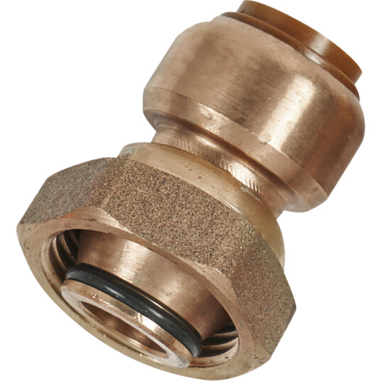 Roth 15 mm x 3/4" Indstikskobling til Euro-Red Fordelerrør i Stål Roth 15 mm x 3/4" Indstikskobling til Euro-Red Fordelerrør i Stål