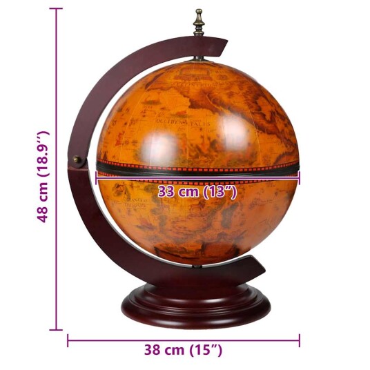 vidaXL Globus barstativ heltre eukalyptus vidaXL Globus barstativ heltre eukalyptus