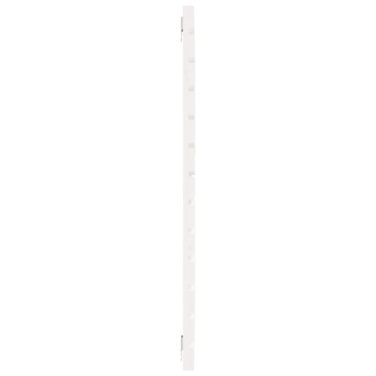 vidaXL Veggmontert sengegavl hvit 146x3x91,5 cm heltre furu