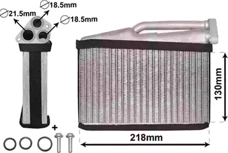 Varmeapparat register VAN WEZEL 06006541