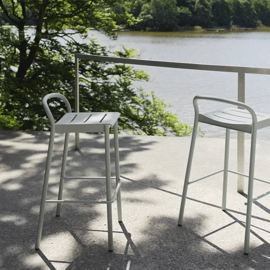 Muuto Linear Steel Barkrakk Pale Blue