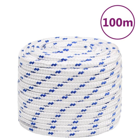  Båttau hvit 18 mm 100 m polypropylen