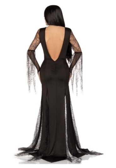 Sexy Spooky Morticia-Kostymer