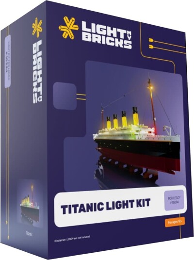 Light My Bricks Titanic lyssett