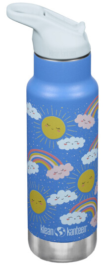 Klean Kanteen Kid Narrow Flip Sport drikkeflaske 355 ml, rainbows