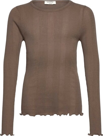 Rosemunde Kids Rkbay Ls T Shirt   WALNUT   128