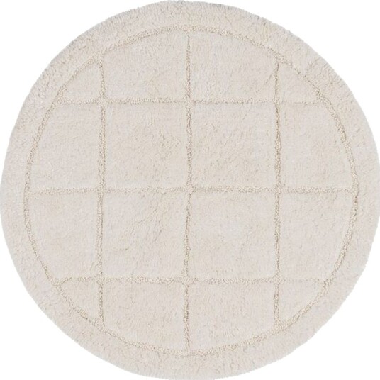 Baderomsmatte Kvadrat - 80x80 cm, Krem