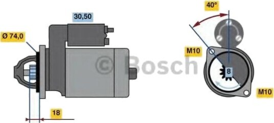 BOSCH 0 986 023 920 Starter