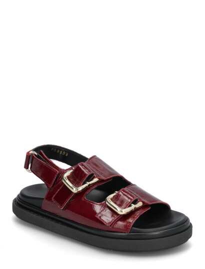 ALOHAS Harper Onix Leather Sandals - Burgundy - 39 ALOHAS Harper Onix Leather Sandals - Burgundy - 39