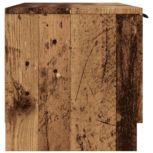 TV-benk gammelt tre 102x35x36,5 cm konstruert tre 8721158442567