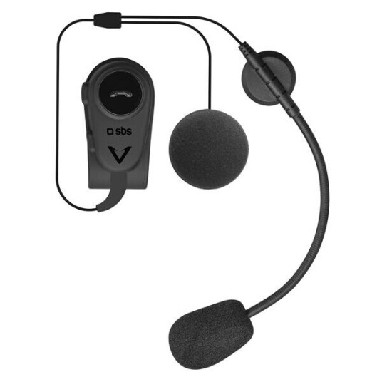 Sbs Teearsetmonomotobtk Mono Trådløst Hodesett For Motorsykkelhjelm Svart