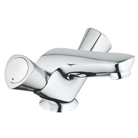 Grohe Costa S 2-greps servantbatteri Med bunnventil, Krom Grohe Costa S 2-greps servantbatteri Med bunnventil, Krom