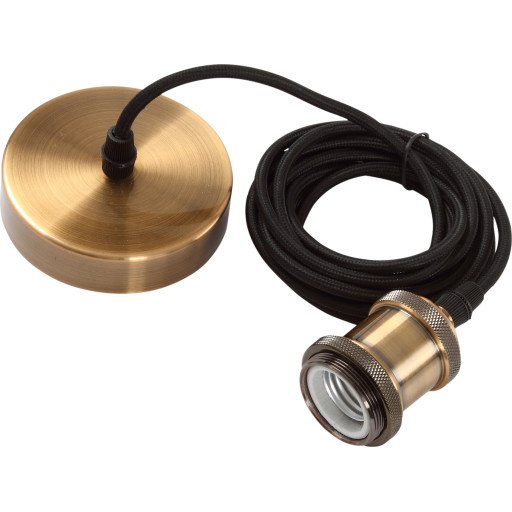 E3Light E27 pendeloppheng kobber