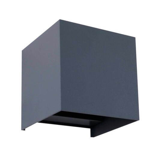 Lindby Dara Square LED Smart Utendørs Vegglampe Grå Lampemesteren Lindby Dara Square LED Smart Utendørs Vegglampe Grå Lampemesteren