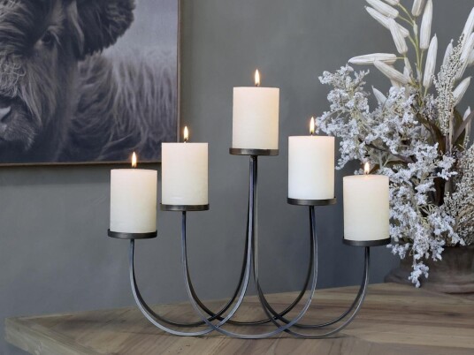Chic Antique Lysestake til kubbelys H28