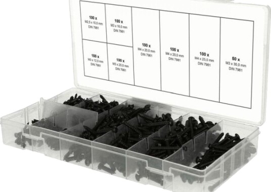Ks Tools Assortiment skruer - Elektroverktøy tilbehør 9700800