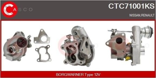 Turbolader CASCO CTC71001KS Turbolader CASCO CTC71001KS