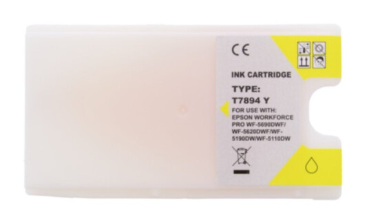T7894, Blekkpatron gul, 2.900 sider, inkClub