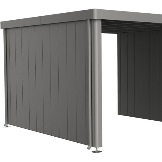 BIOHORT SIDEVEGG FOR SIDETAK FOR REDSKAPSBOD NEO 4A/4B/4C/4D KVARTSGRÅ METALLIC BIOHORT SIDEVEGG FOR SIDETAK FOR REDSKAPSBOD NEO 4A/4B/4C/4D KVARTSGRÅ METALLIC